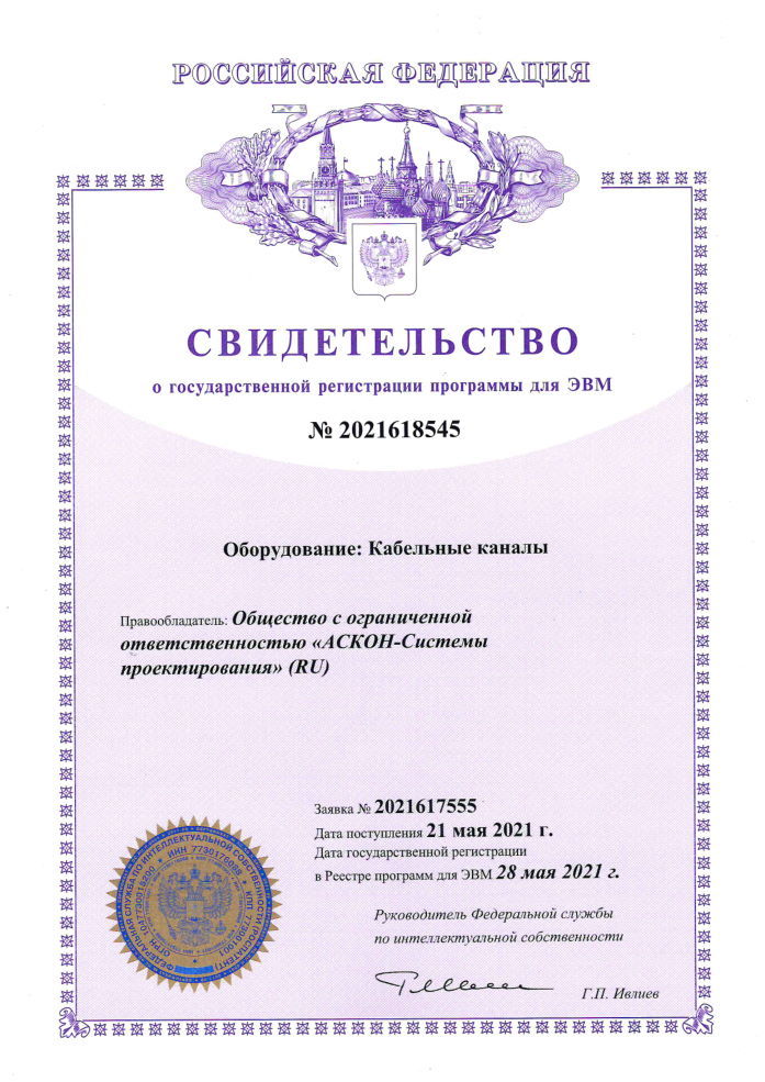 Свидетельство о государственной регистрации программы для ЭВМ №2021618545